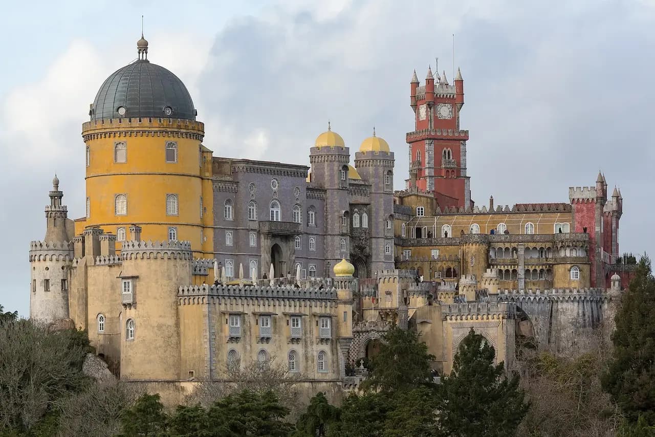 Palácio da Pena en Sintra, una de las paradas de la ruta de siete días por Portugal